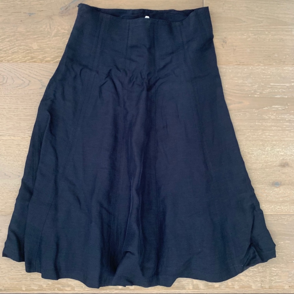 EUC Navy A line Club Monaco skirt Sz 2
